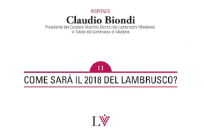 Il Presidente Biondi risponde: “Come sarà il 2018 del Lambrusco?”